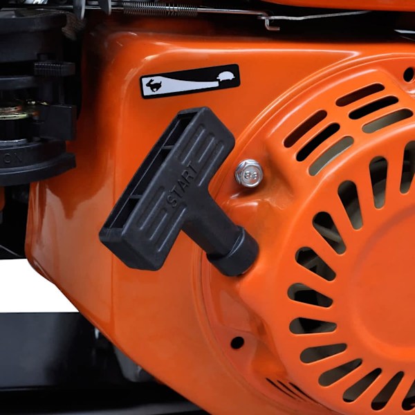 vidaXL Bensindriven vattenpump 6,5 hk 80 mm Brun