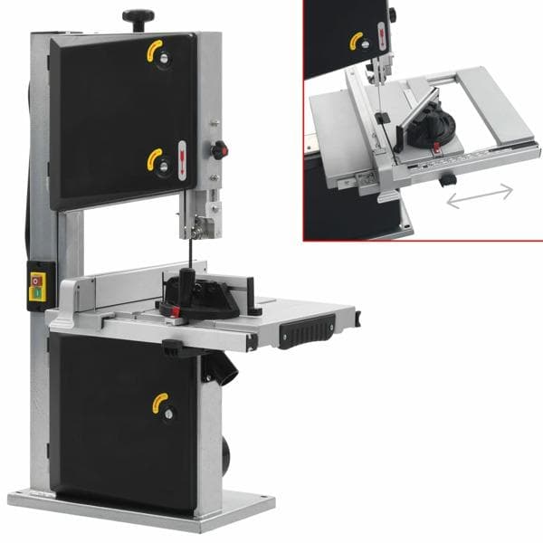 vidaXL Bandsåg sågbredd 245 mm