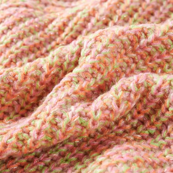 vidaXL Stickad tröja för barn mjuk rosa 104 Rosa