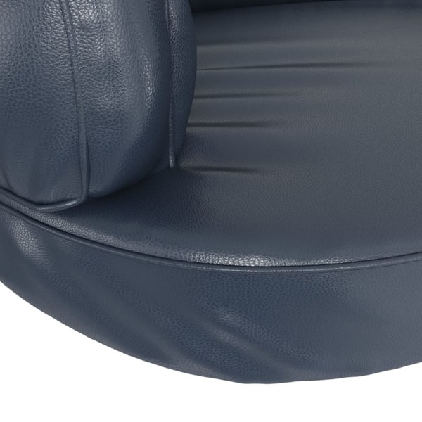 vidaXL Ergonomisk hundbädd mörkblå 88x65 cm konstläder Blå