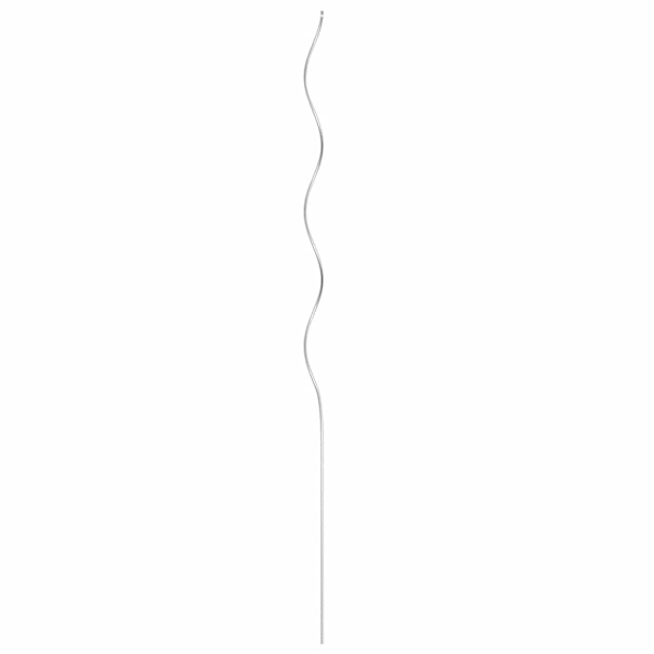 vidaXL Spiralformade växtstöd 20 st 110 cm galvaniserat stål Silver