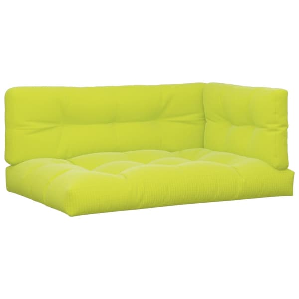vidaXL Palldynor 3 st ljusgrön tyg Grön