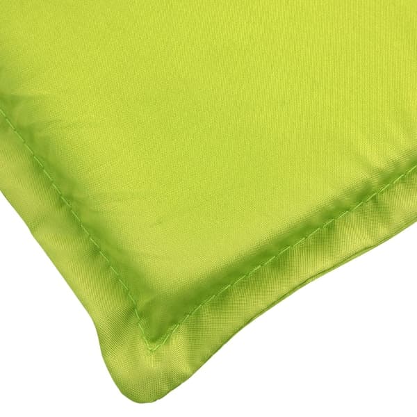 vidaXL Solsängsdynor Oxford tyg (100% polyester) Ljusgrön Grön