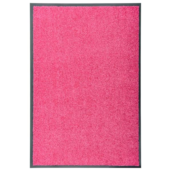 vidaXL Dörrmatta tvättbar rosa 60x90 cm Rosa