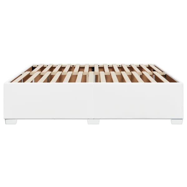 vidaXL Sängram vit 180x200 cm konstläder Vit
