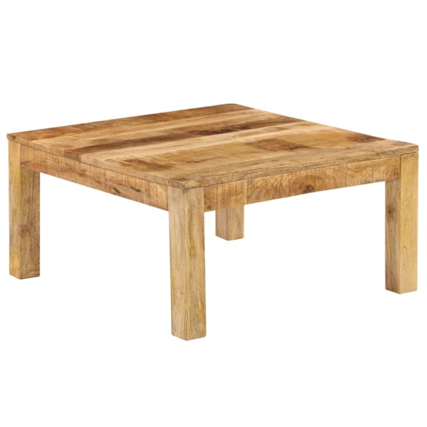vidaXL Soffbord massivt mangoträ 80x80x40 cm Brun