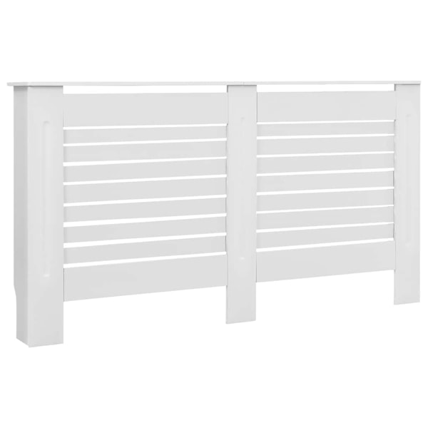 vidaXL Elementskydd vit 152x19x81,5 cm MDF Vit