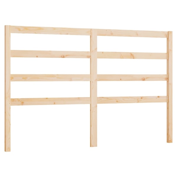 vidaXL Sänggavel 166x4x100 cm massiv furu Brun