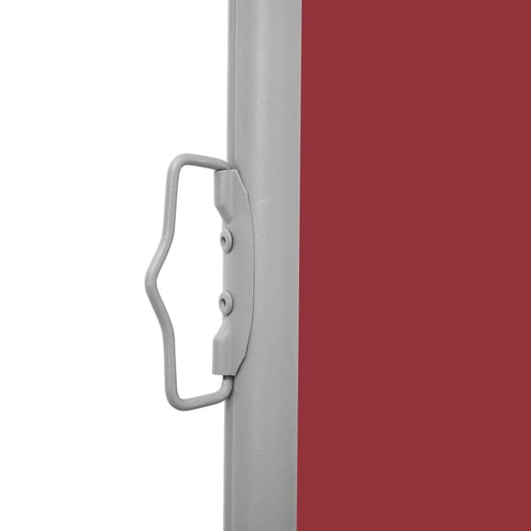 vidaXL Infällbar sidomarkis 140x600 cm röd Röd