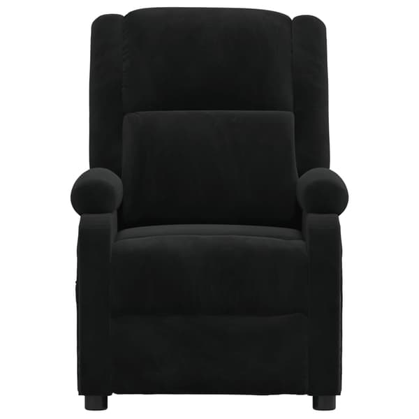 vidaXL Reclinerfåtölj svart sammet art
