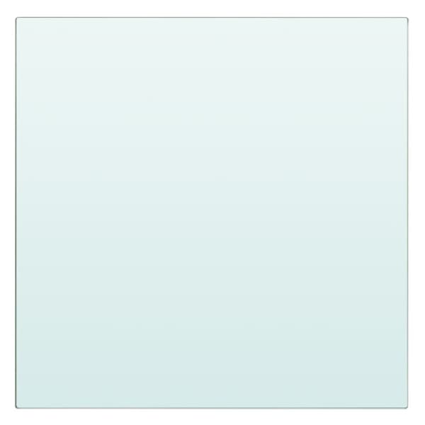 vidaXL Hyllplan glas genomskinlig 30x30 cm Transparent