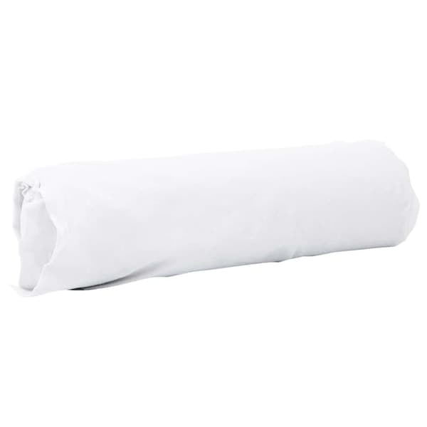 vidaXL Ogräsduk 1x10 m polyesterfiber vit Vit
