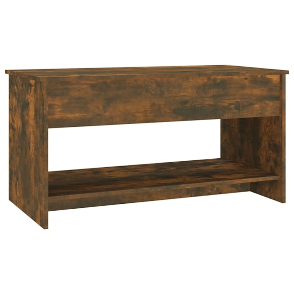 vidaXL Soffbord rökfärgad ek 102x50x52,5 cm konstruerat trä Brun