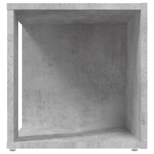vidaXL Sidobord 33 x 33 x 34 cm Engineered Wood Betonggrå grå