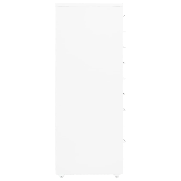 vidaXL Hurts vit 20x41x109 cm metall Vit