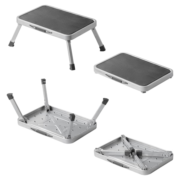 ProPlus Hopfällbar stegpall 150kg metall grå