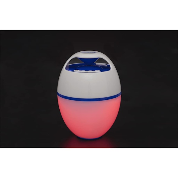 Bestway Flytande Bluetooth-högtalare med LED Vit