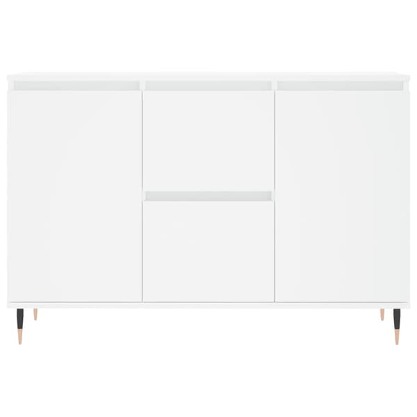 vidaXL Skänk vit 101,5x35x70 cm konstruerat trä Vit