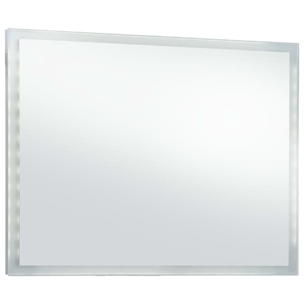 vidaXL Badrumsspegel LED 100x60 cm Silver