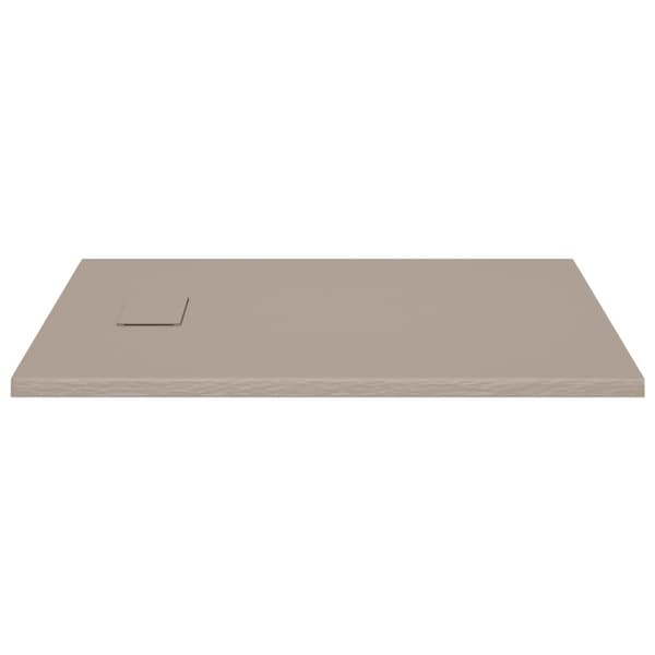 vidaXL Duschkar SMC brun 100x80 cm Brun