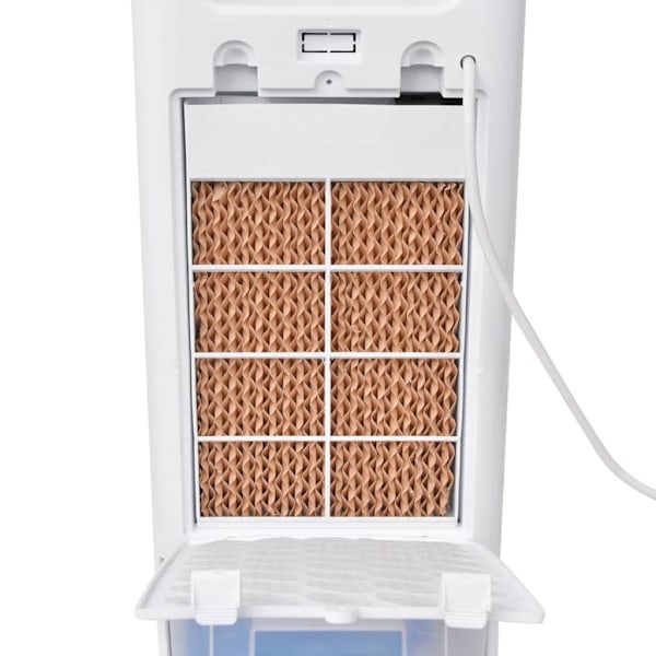 vidaXL Luftkylare 80 W 5 L 270 m³/tim. 25x26x56 cm grå