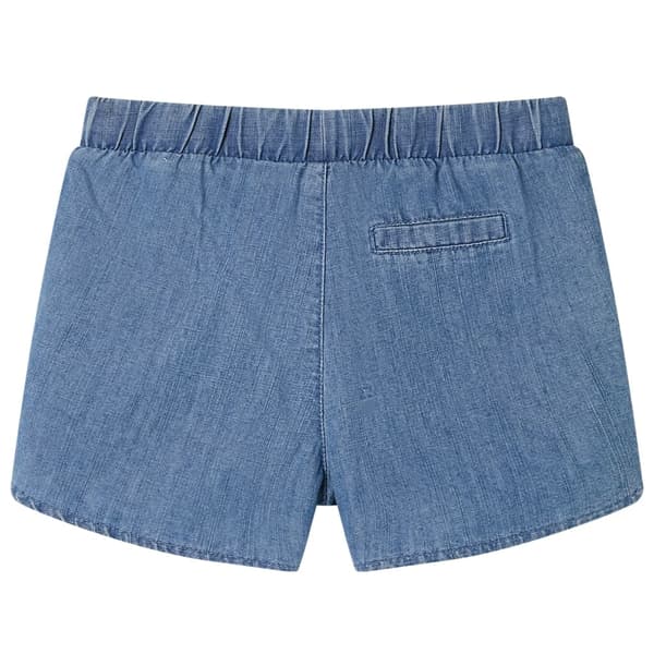 vidaXL Barnshorts denimblå 128 Blå