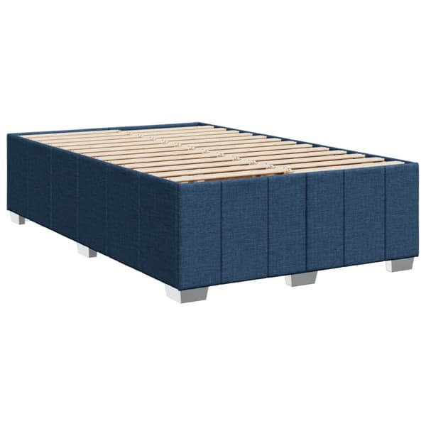 vidaXL Ramsäng med madrass blå 120x190 cm tyg Blå