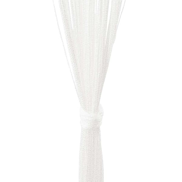 vidaXL Trådgardiner 2 st 140x250 cm vit Vit