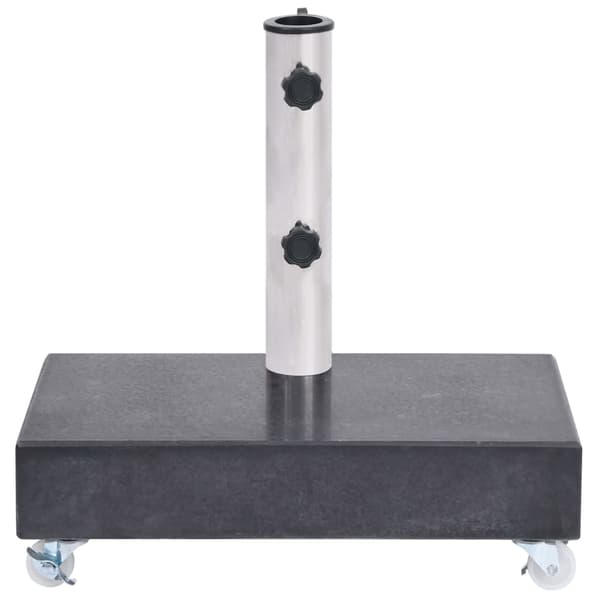 vidaXL Parasollfot svart 45x25x8 cm granit Svart