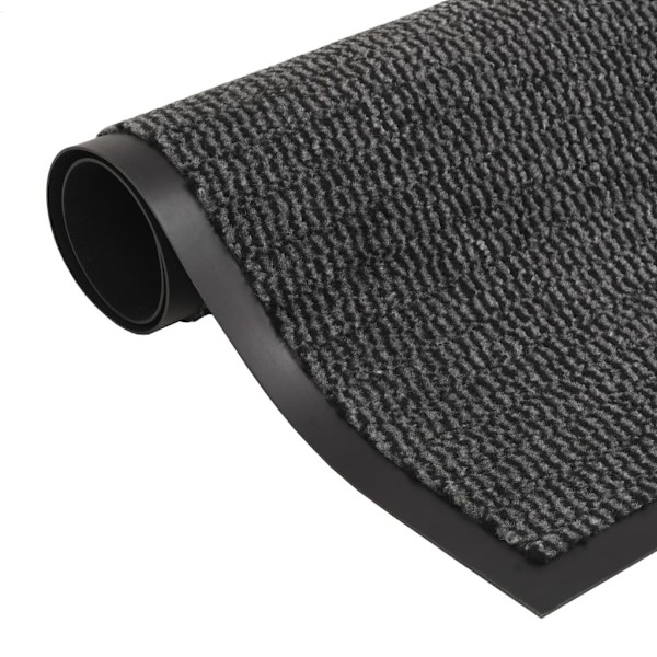vidaXL Dörrmattor 2 st rektangulär tuftad 120x180 cm antracit Antracit