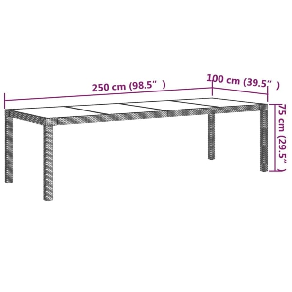 vidaXL Matgrupp för trädgården med dynor 11 delar konstrotting b Beige