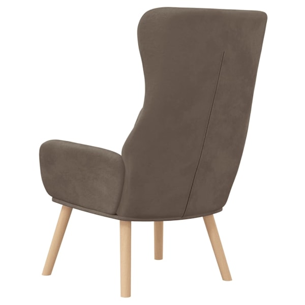 vidaXL Vilstol brun sammet Brun