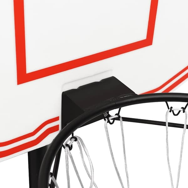 vidaXL Basketplatta vit 90x60x2 cm polyeten Vit