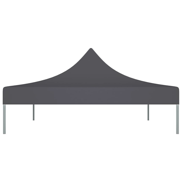 vidaXL Tak till partytält 4,5x3 m antracit 270 g/m² Antracit