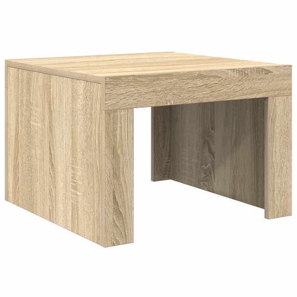 vidaXL Soffbord sonoma-ek 50x50x35 cm konstruerat trä Brun