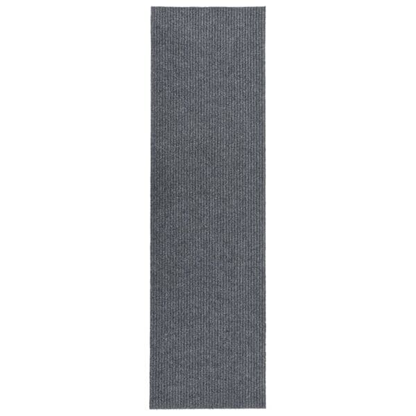 vidaXL Gångmatta 100x400 cm grå grå