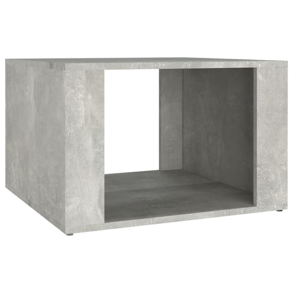 vidaXL Sängbord grå 57x55x36 cm konstruerat trä Grå