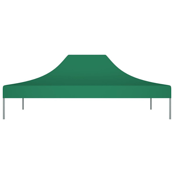 vidaXL Tak till partytält 4x3 m grön 270 g/m² Grön