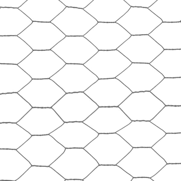 vidaXL Hönsnät stål med PVC-beläggning 25x1,2 m grå grå
