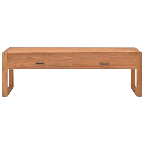 vidaXL Tv-bänk 140x40x45 cm teak Brun