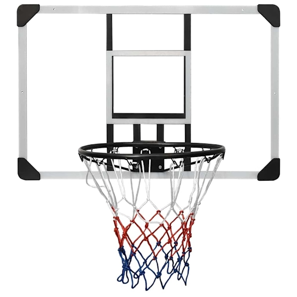 vidaXL Basketkorg transparent 90x60x2,5 cm polykarbonat Transparent