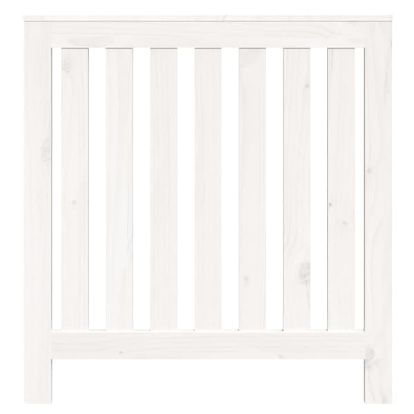 vidaXL Elementskydd Vit 79,5x19x84 cm massiv furu Vit