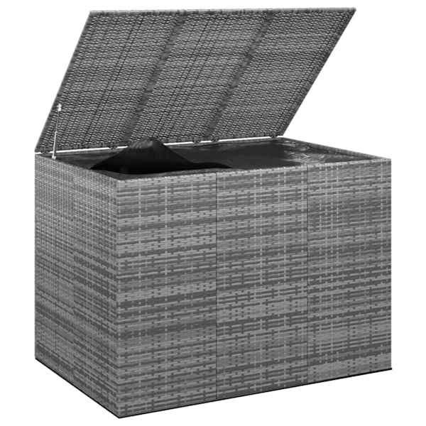 vidaXL Dynbox PE-rotting 145x100x103 cm grå grå