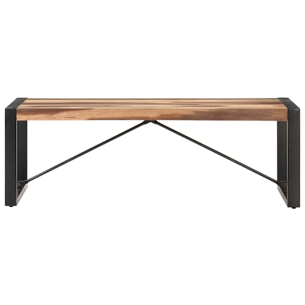 vidaXL Soffbord 120x60x40 cm massivt trä Brun