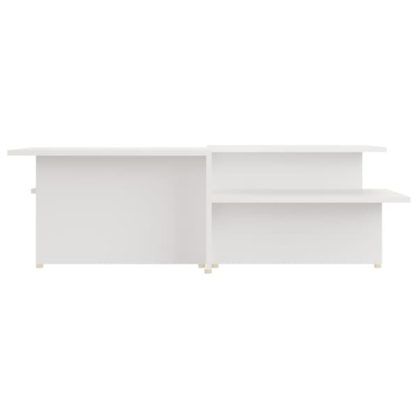 vidaXL Soffbord 2 st vit 111,5x50x33 cm konstruerat trä Vit