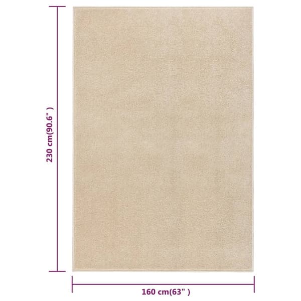 vidaXL Matta 160x230 cm beige Beige