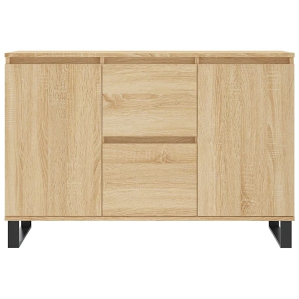 vidaXL Skänk sonoma-ek 104x35x70 cm konstruerat trä Brun