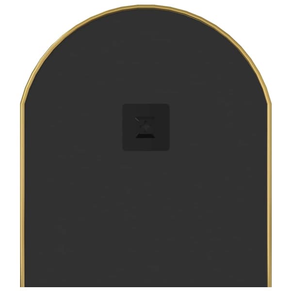 vidaXL Väggspegel guld 80x35 cm oval Guld