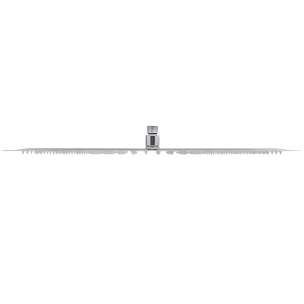vidaXL Regnduschhuvud 2 st rostfritt stål 30x50 cm Silver