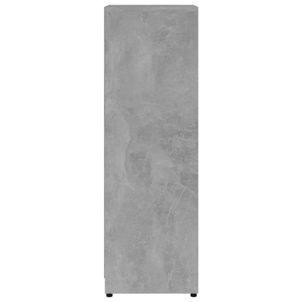 vidaXL Badrumsskåp betonggrå 30x30x95 cm konstruerat trä grå